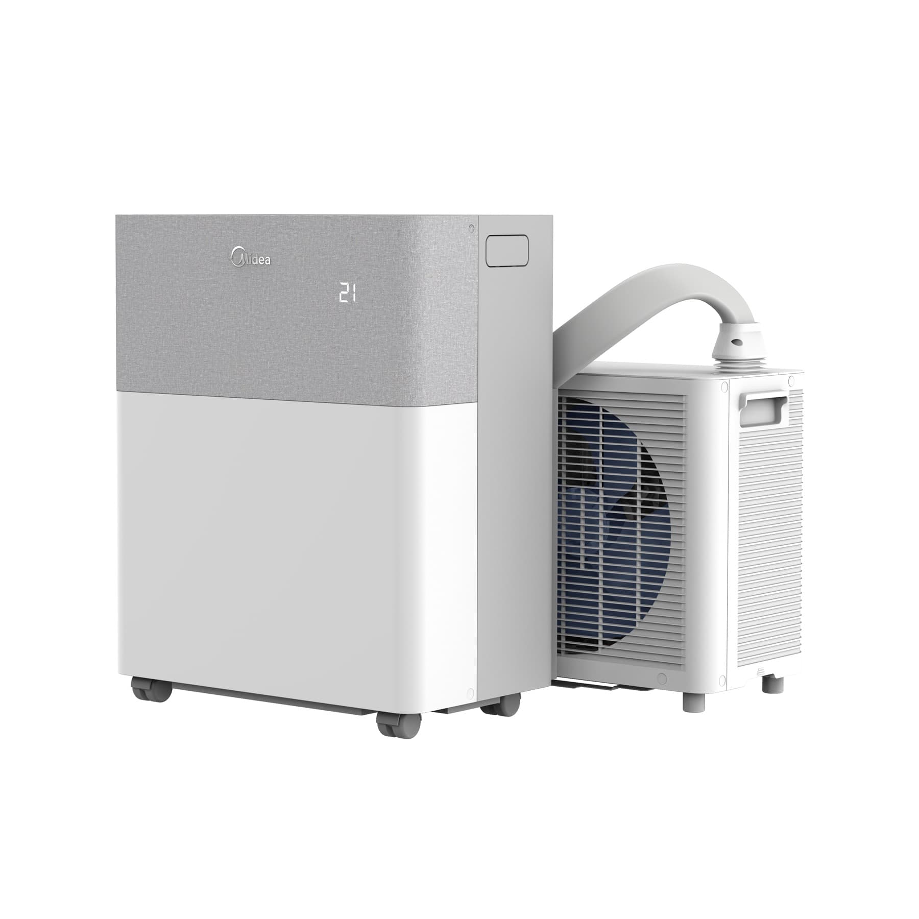 Midea PortaSplit Cool Innen- und Ausseneinheit mit Verbindungsleitung